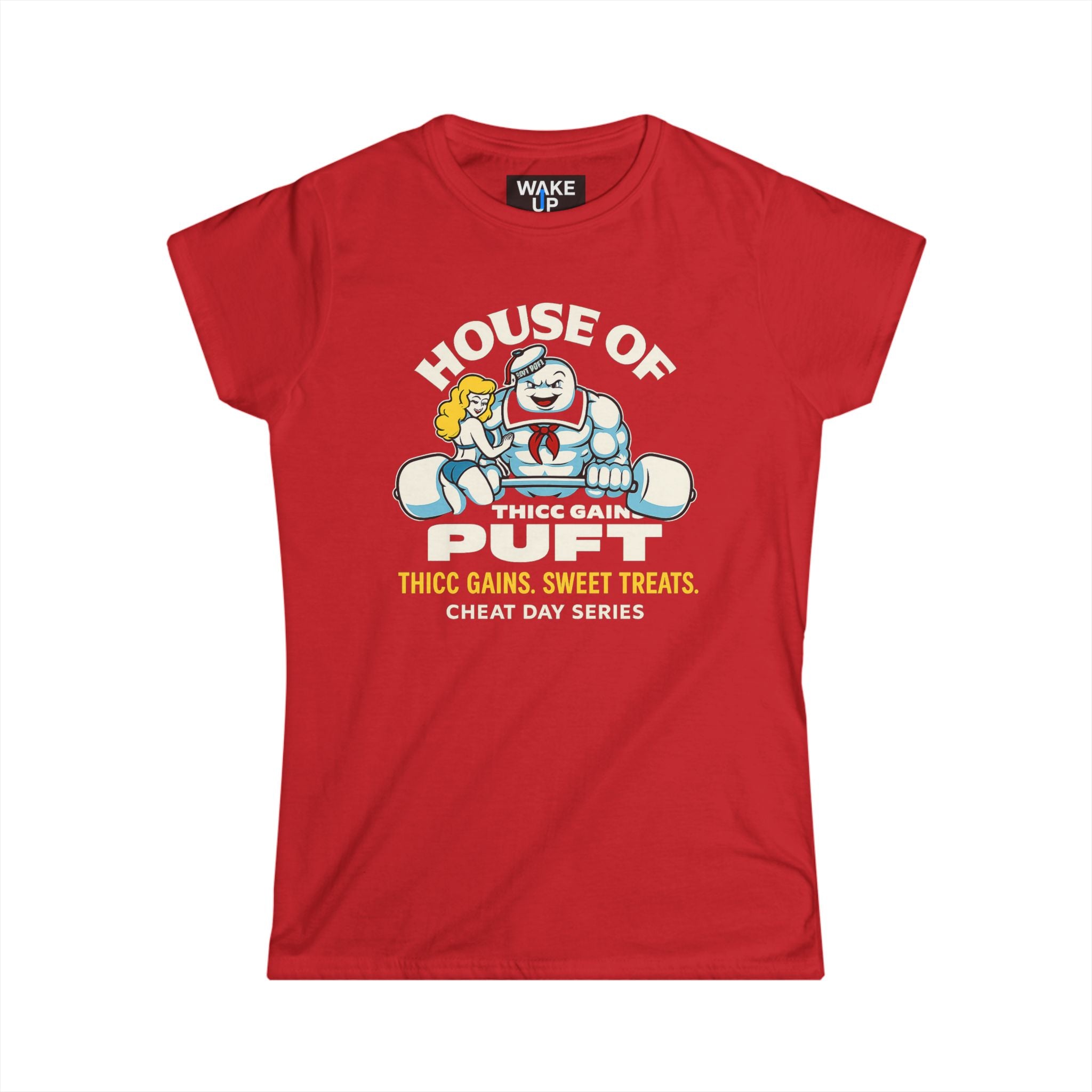 House of Puff – Thicc Gains T-Shirt for Women | Cheat Day Series