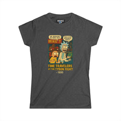Voyageurs du temps au combat contre Tyson - Twisted Covers : Comics, cinéma et chaos (T-shirt femme)