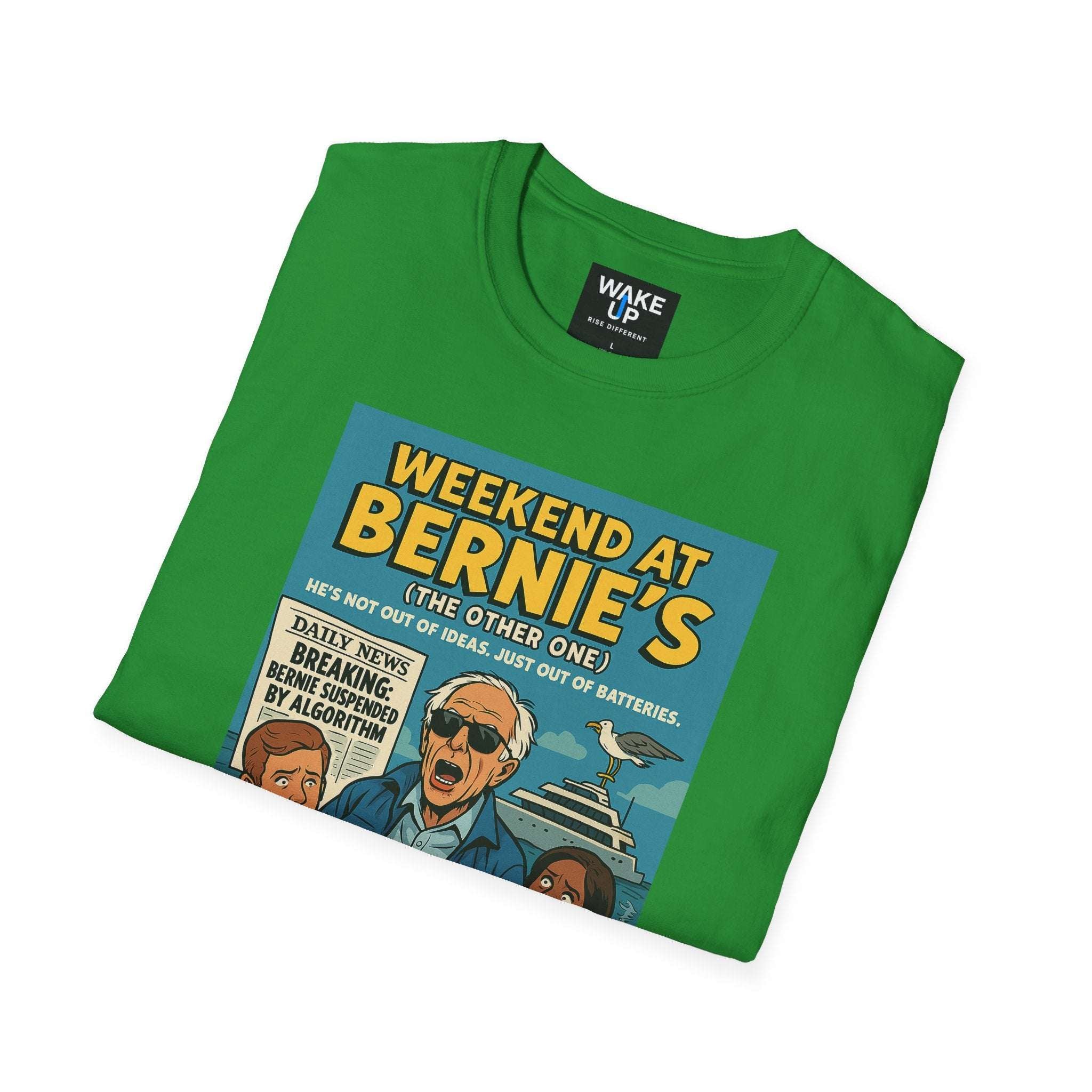 Weekend at Bernie’s (The Other One) – Limited Issue #010 Political Parody Tee for Men | Twisted Covers: Comics, Cinema & Chaos