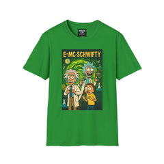 E=MC-SCHWIFTY – Theoretical Mayhem - Twisted Covers: Comics, Cinema & Chaos (Men’s T-Shirt)