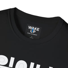 Korean - Wake Up - Rise Different - Wake Up World (Men’s T-Shirt)