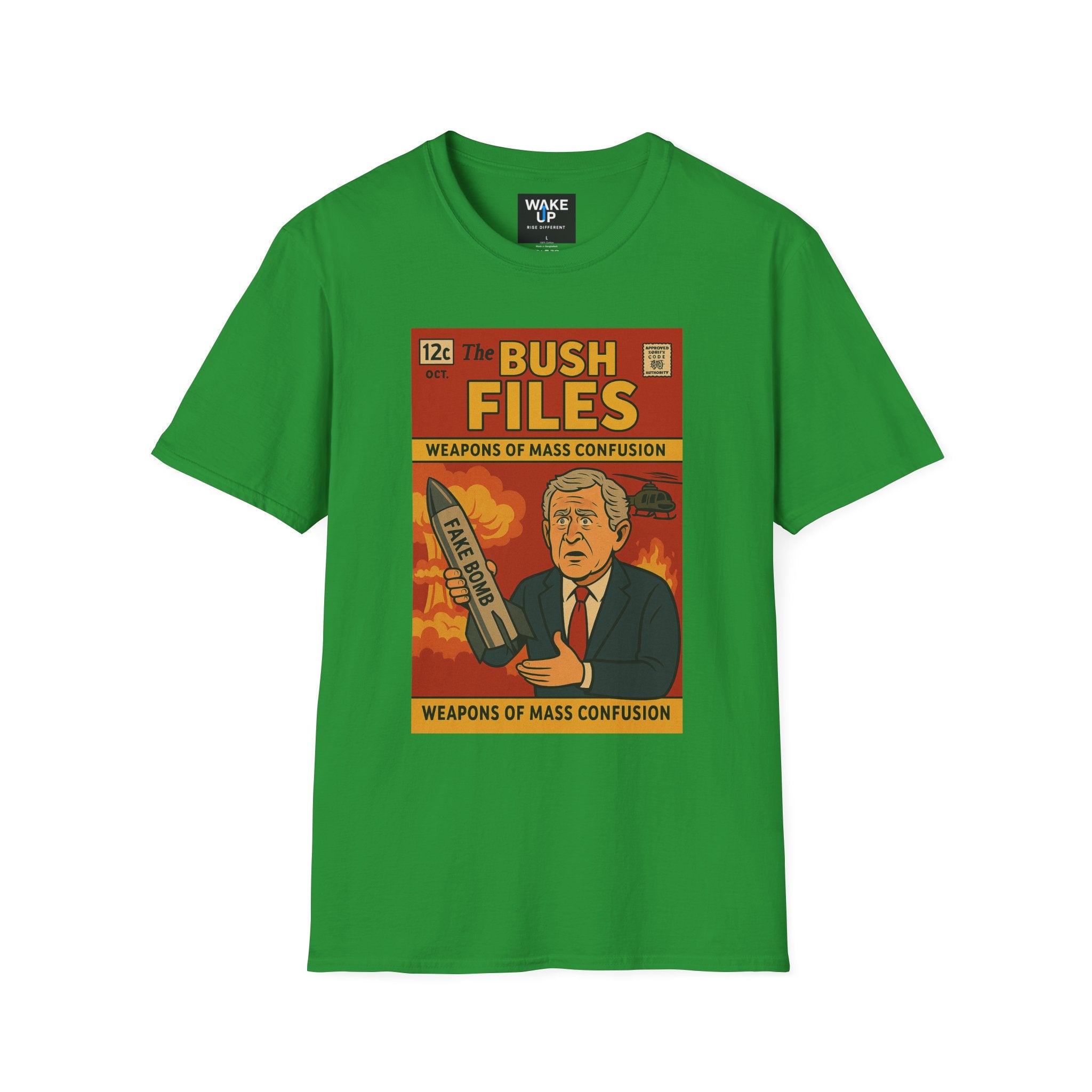 The Bush Files: Weapons of Mass Confusion – Limited Issue #003 – Twisted Covers: Comics, Cinema & Chaos (Men’s T-Shirt)