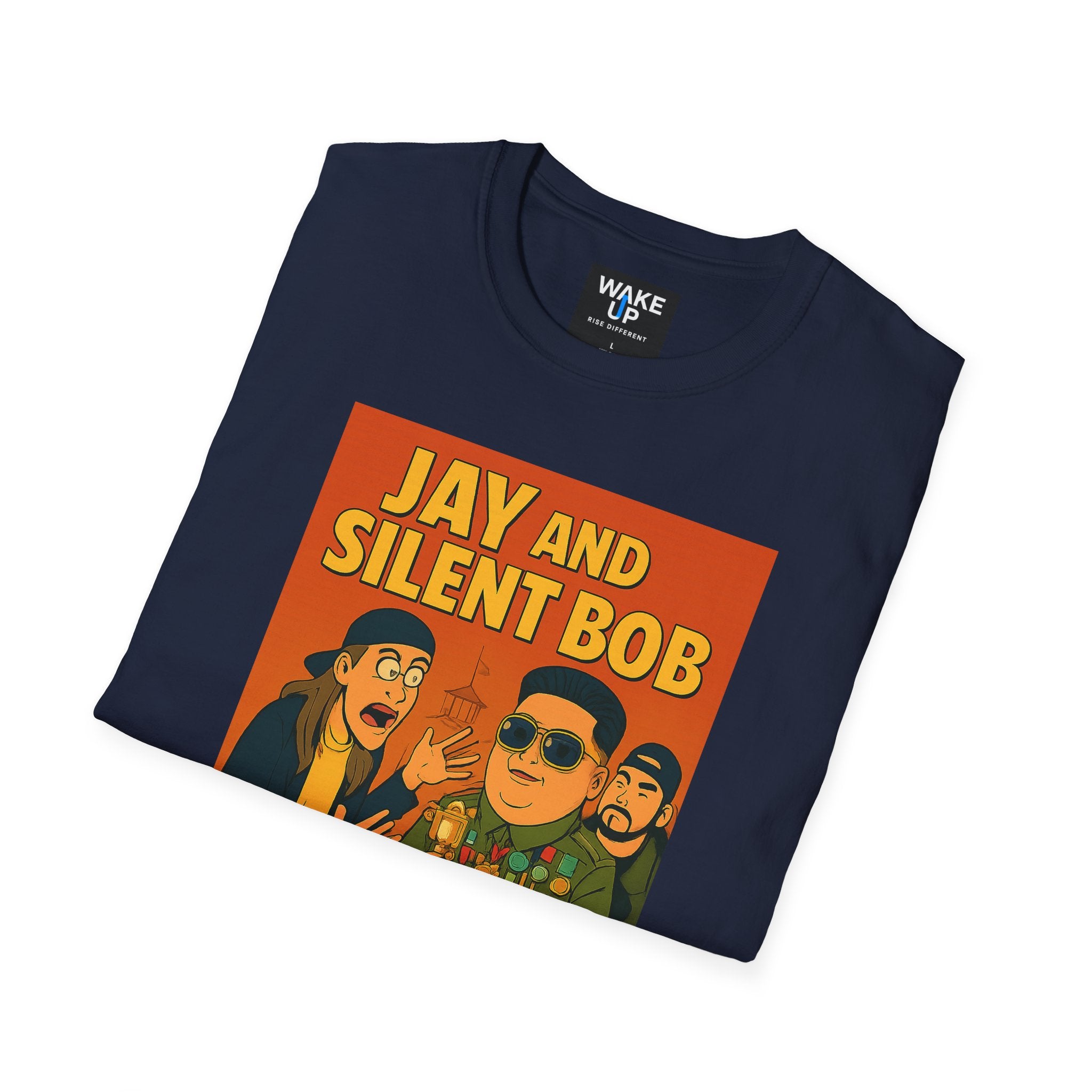 Jay and Silent Bob: Dictators of Disbelief - Twisted Covers: Comics, Cinema & Chaos (Men’s T-Shirt)