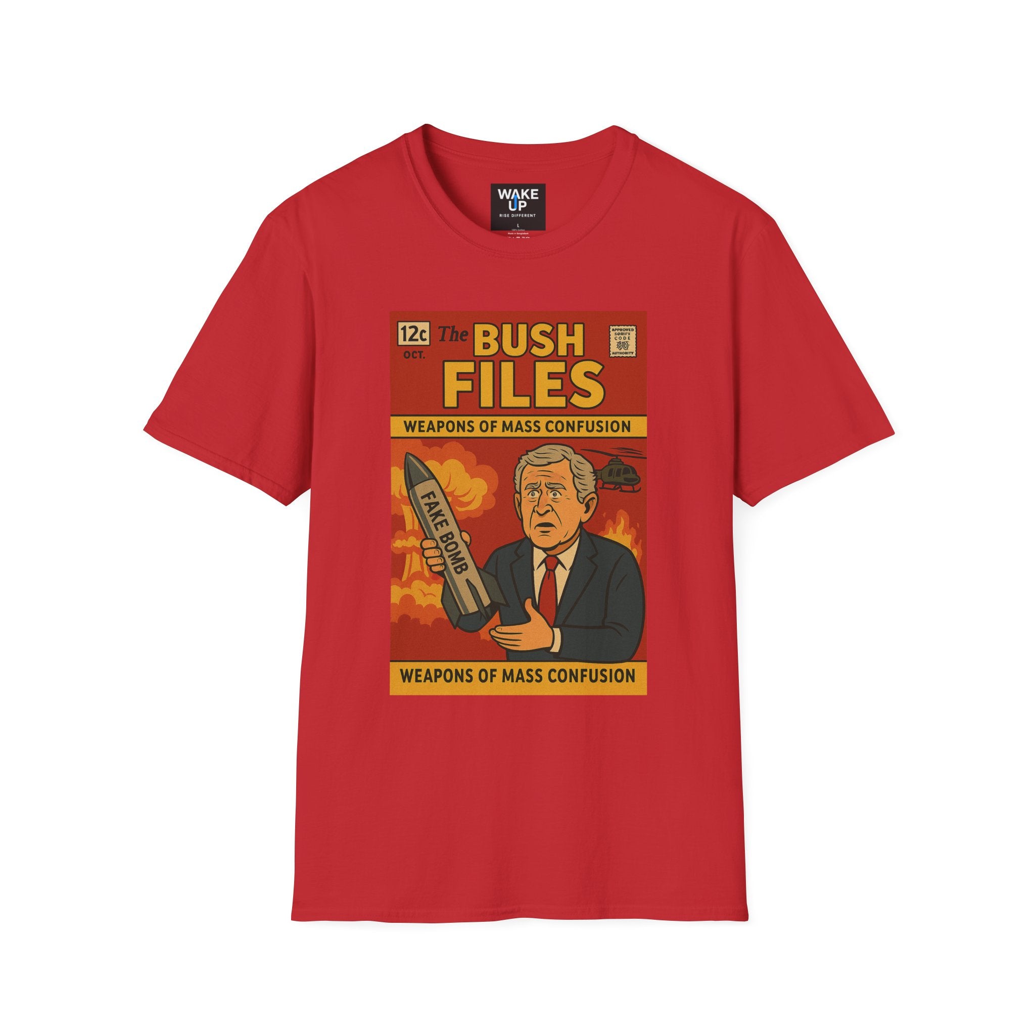 The Bush Files: Weapons of Mass Confusion – Limited Issue #003 – Twisted Covers: Comics, Cinema & Chaos (Men’s T-Shirt)