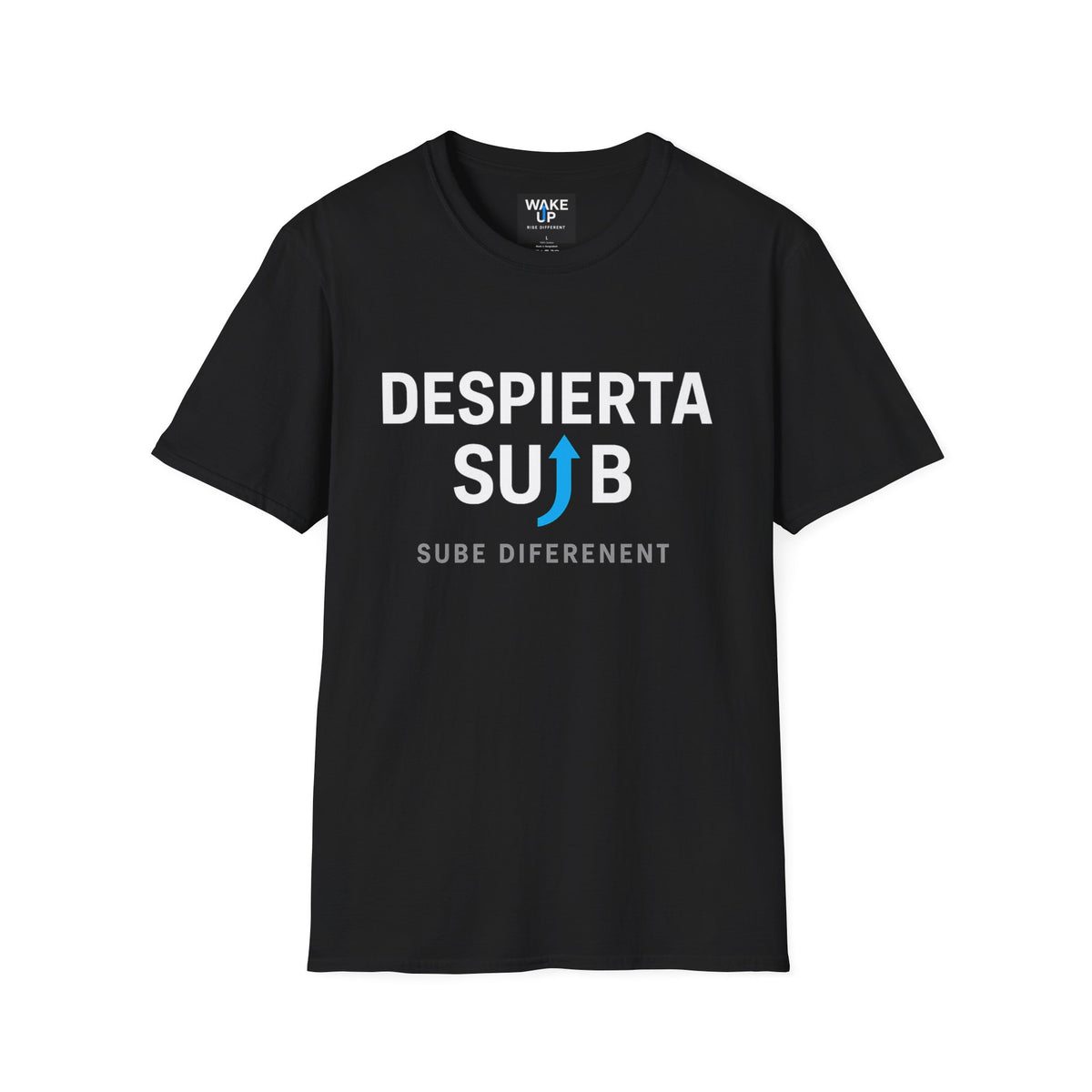 Spanish - Wake Up - Rise Different - Wake Up World (Men’s T-Shirt)