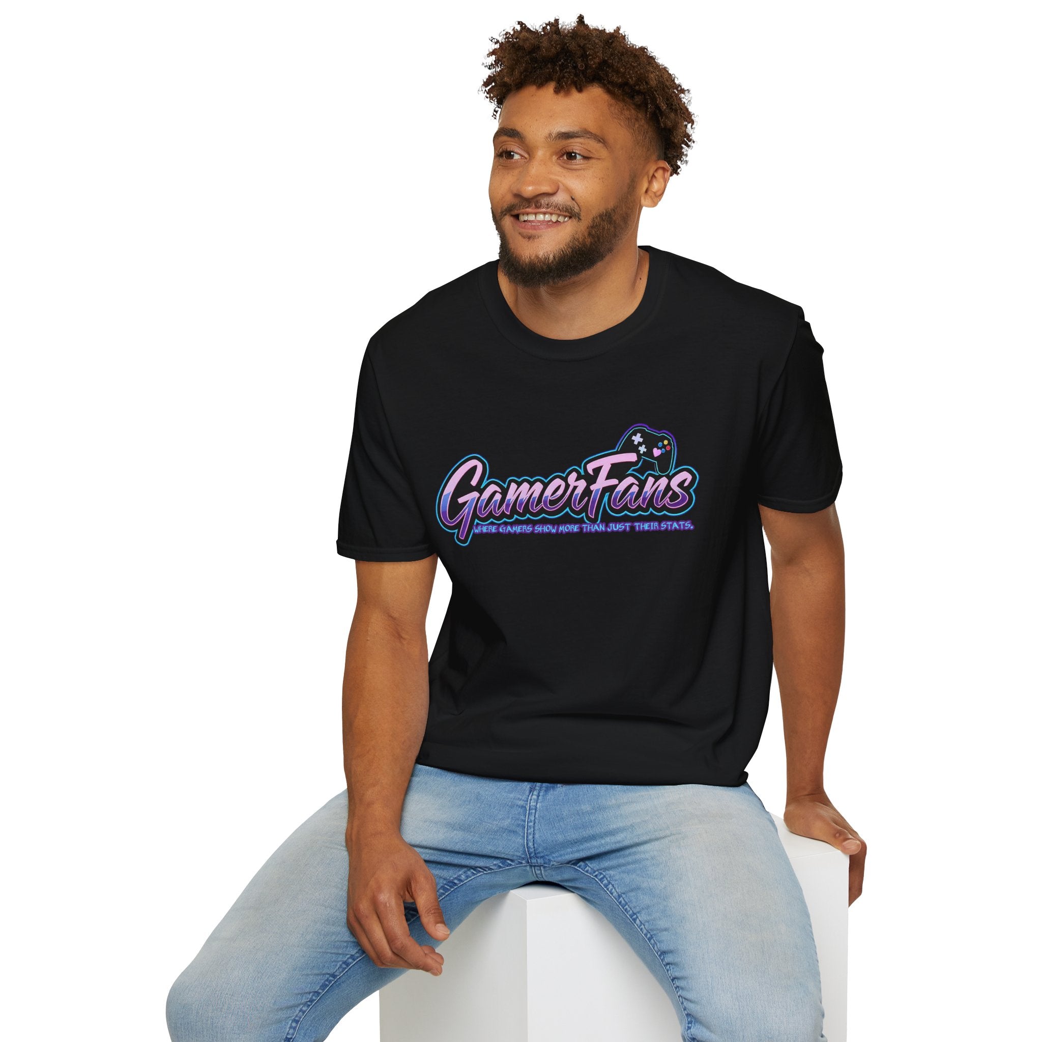 Where Gamers Show More Than Just Their Stats – GamerFans Tee for Men | Culture Shock