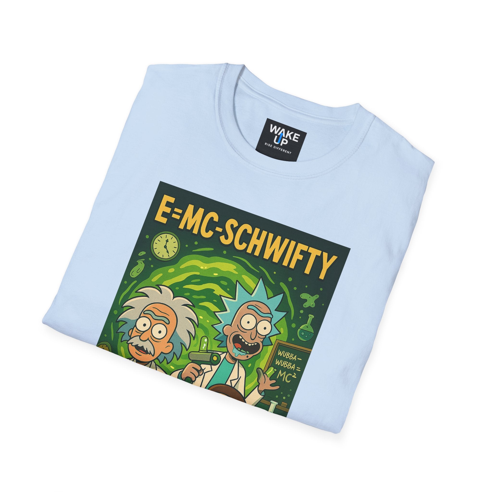 E=MC-SCHWIFTY – Theoretical Mayhem - Twisted Covers: Comics, Cinema & Chaos (Men’s T-Shirt)