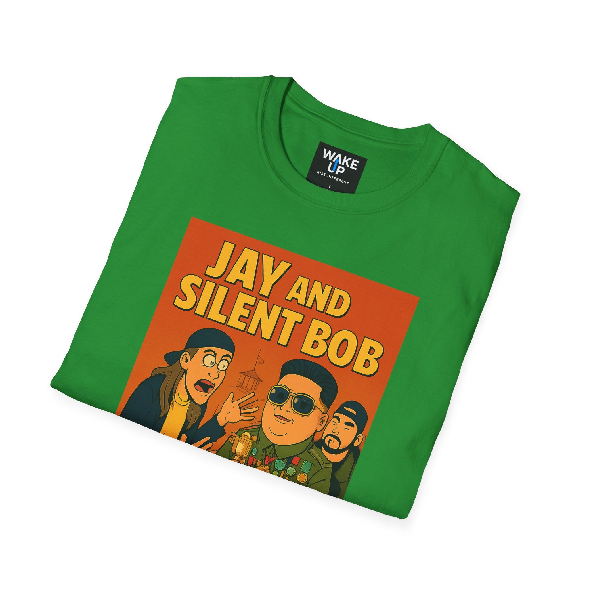 Jay and Silent Bob: Dictators of Disbelief - Twisted Covers: Comics, Cinema & Chaos (Men’s T-Shirt)