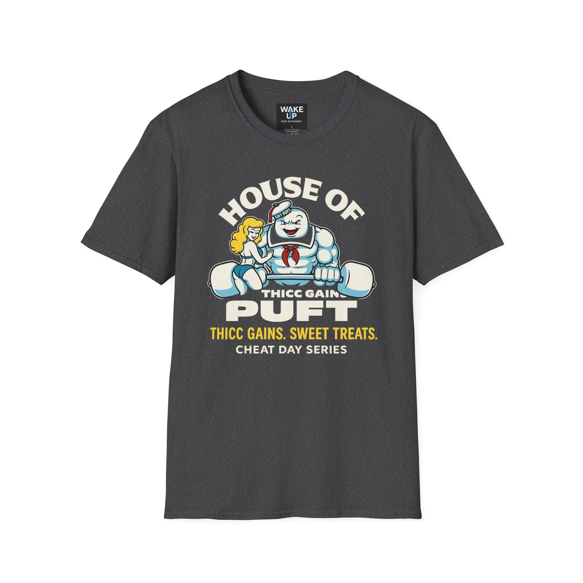 House of Puff – Thicc Gains T-Shirt for Men | Cheat Day Series