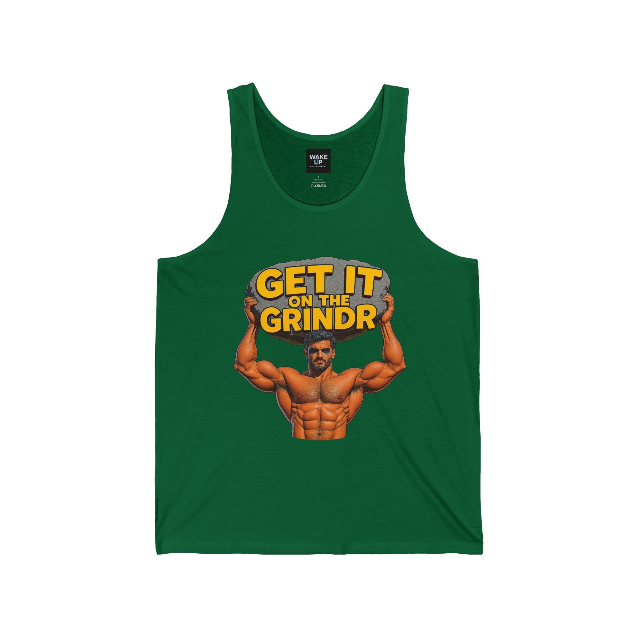 “Get It on the Grindr” Men’s Muscle Tank – Culture Shock Collection