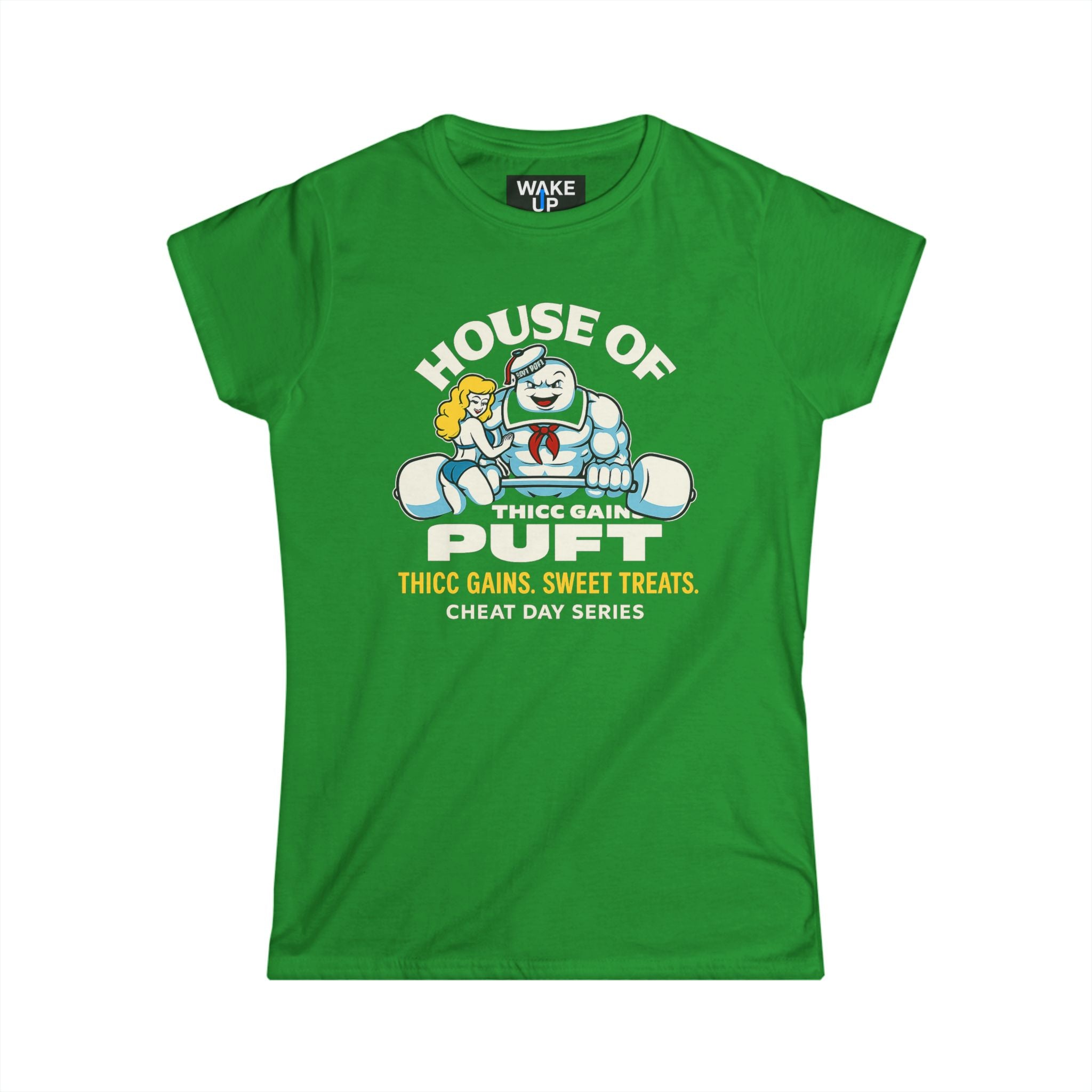 House of Puff – Thicc Gains T-Shirt for Women | Cheat Day Series