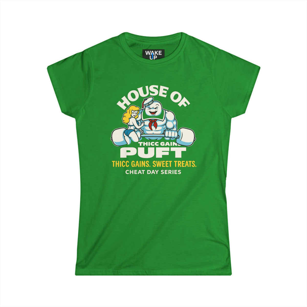 House of Puff – Thicc Gains T-Shirt for Women | Cheat Day Series