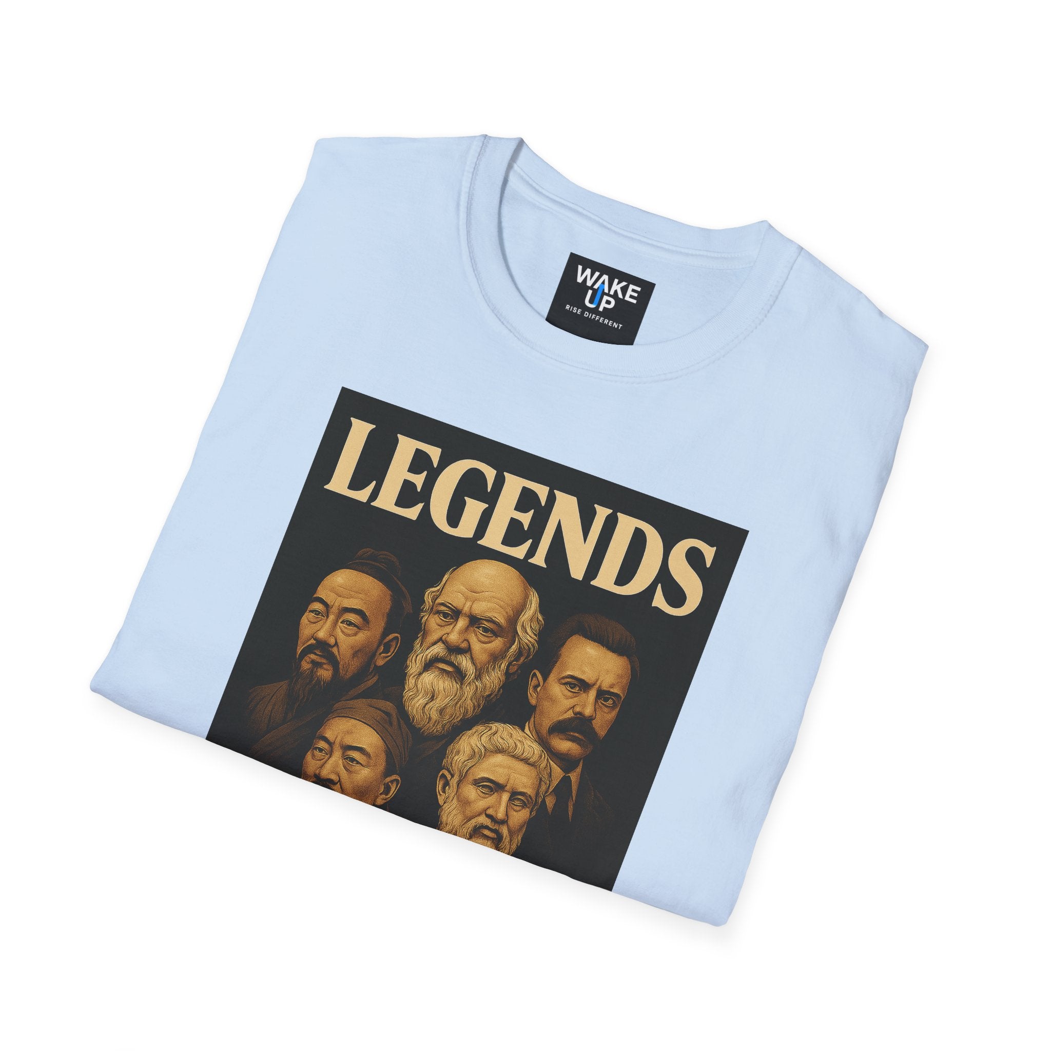 LEGENDS: Philosopher Kings T-Shirt – Ancient Wisdom Icons for Men | Twisted Covers: Comics, Cinema & Chaos