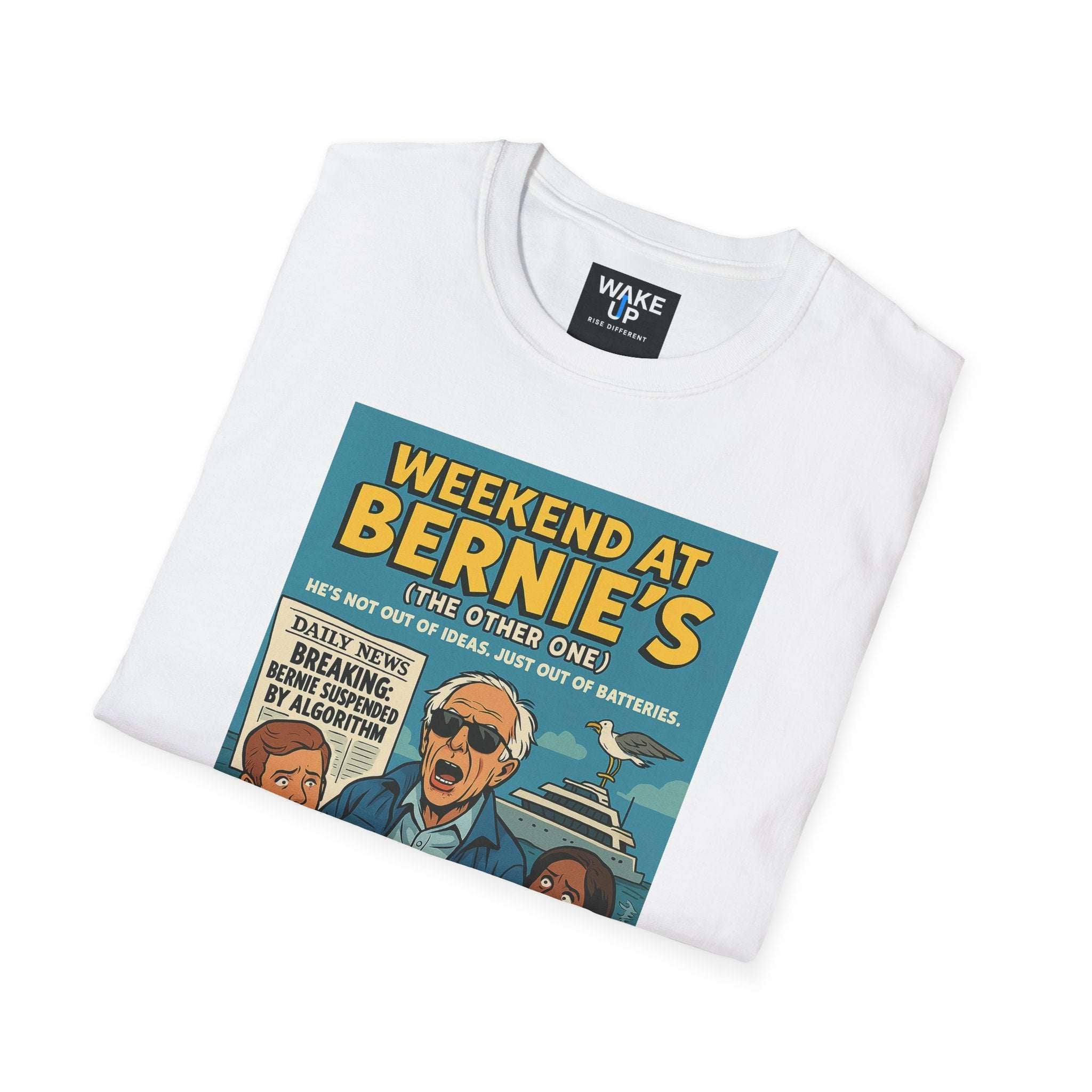 Weekend at Bernie’s (The Other One) – Limited Issue #010 Political Parody Tee for Men | Twisted Covers: Comics, Cinema & Chaos