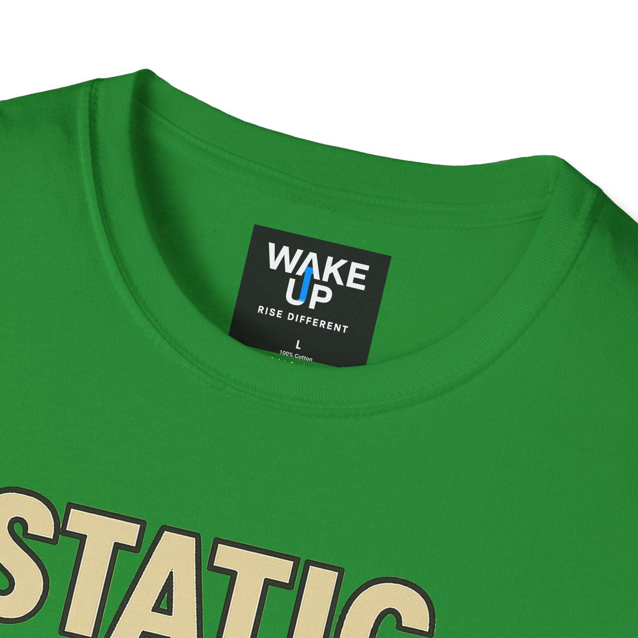 Static to Signal — Tune Out. Rise Up. - Rise Different (Men’s T-Shirt)