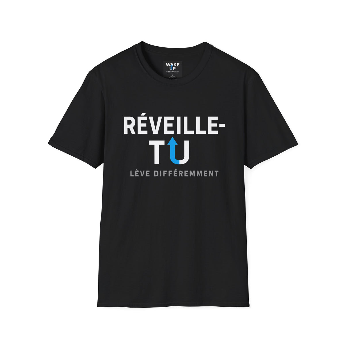 French - Wake Up - Rise Different - Wake Up World (Men’s T-Shirt)