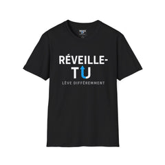 French - Wake Up - Rise Different - Wake Up World (Men’s T-Shirt)