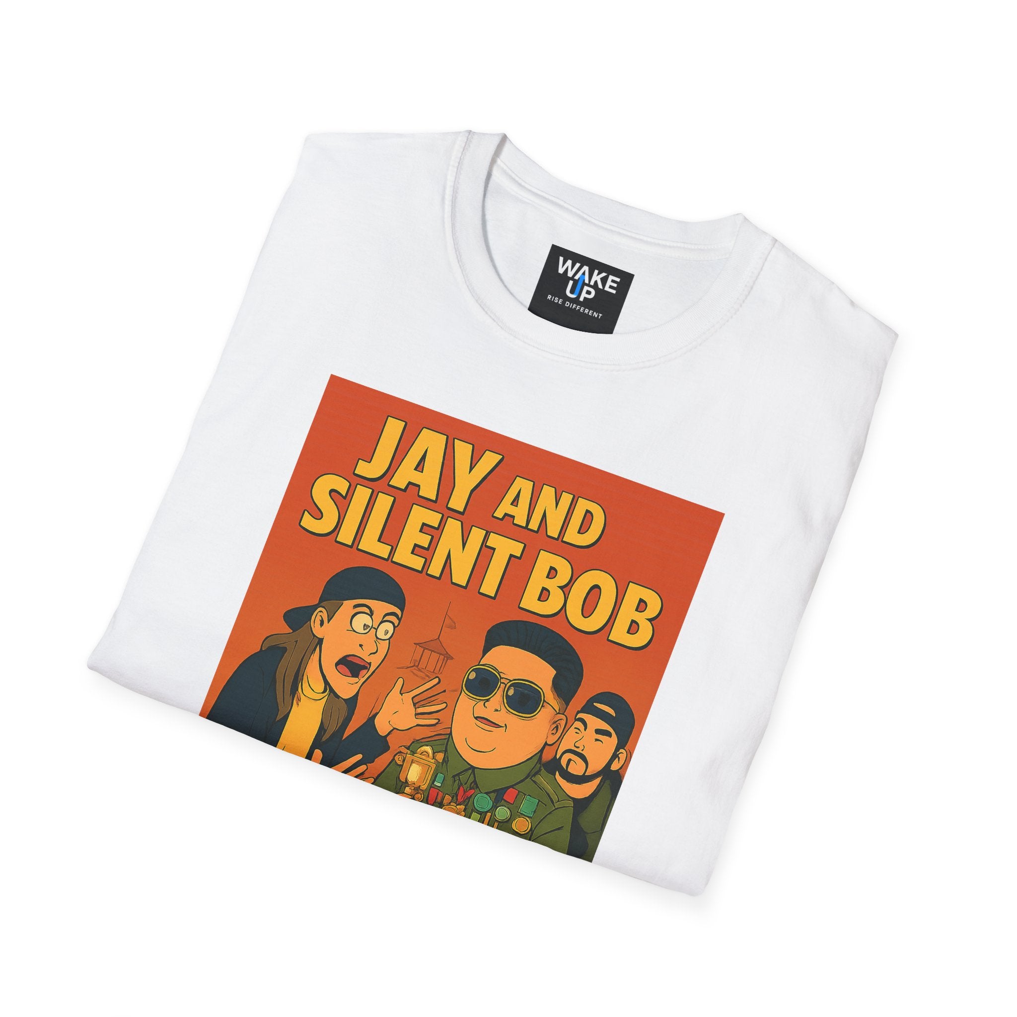 Jay and Silent Bob: Dictators of Disbelief - Twisted Covers: Comics, Cinema & Chaos (Men’s T-Shirt)