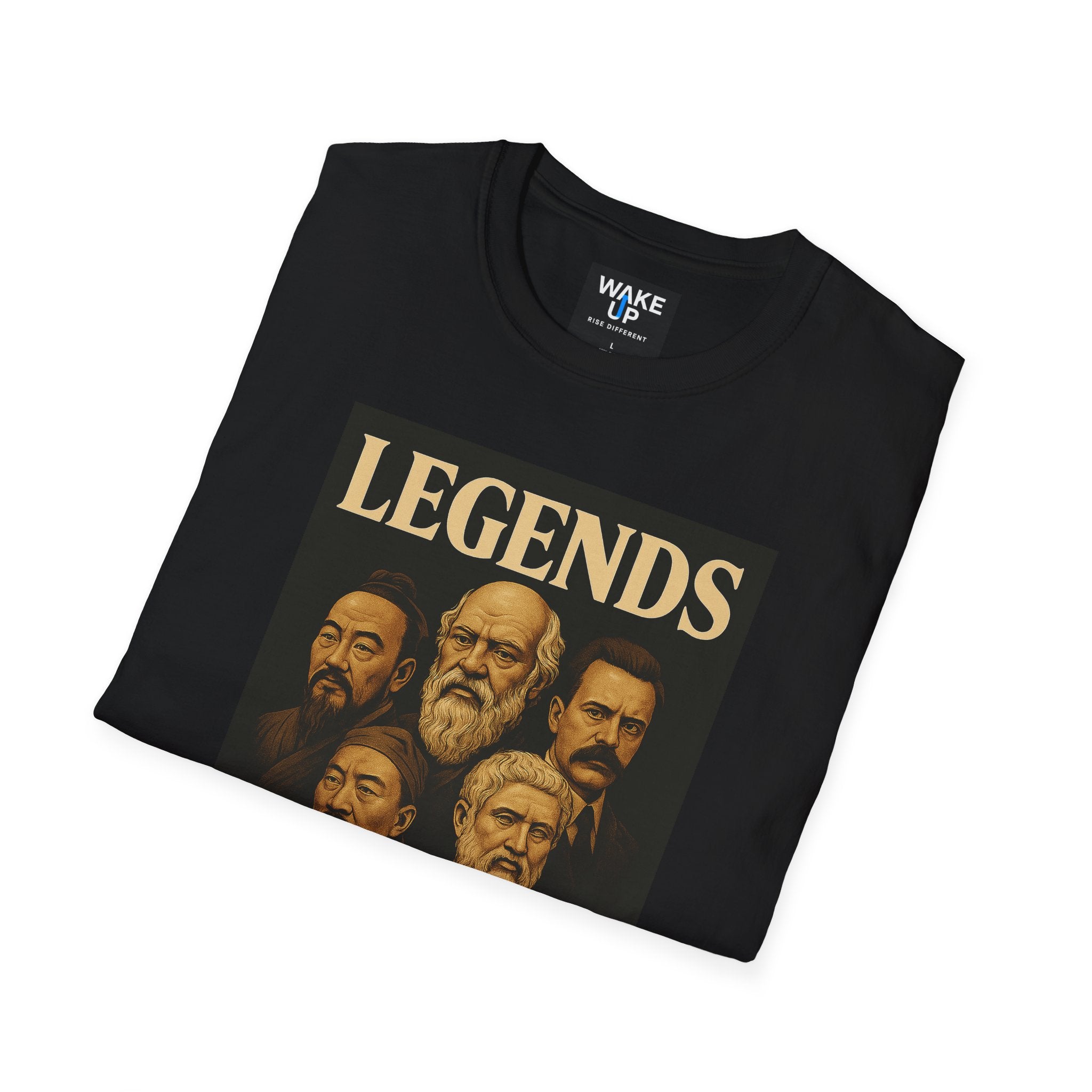LEGENDS: Philosopher Kings T-Shirt – Ancient Wisdom Icons for Men | Twisted Covers: Comics, Cinema & Chaos
