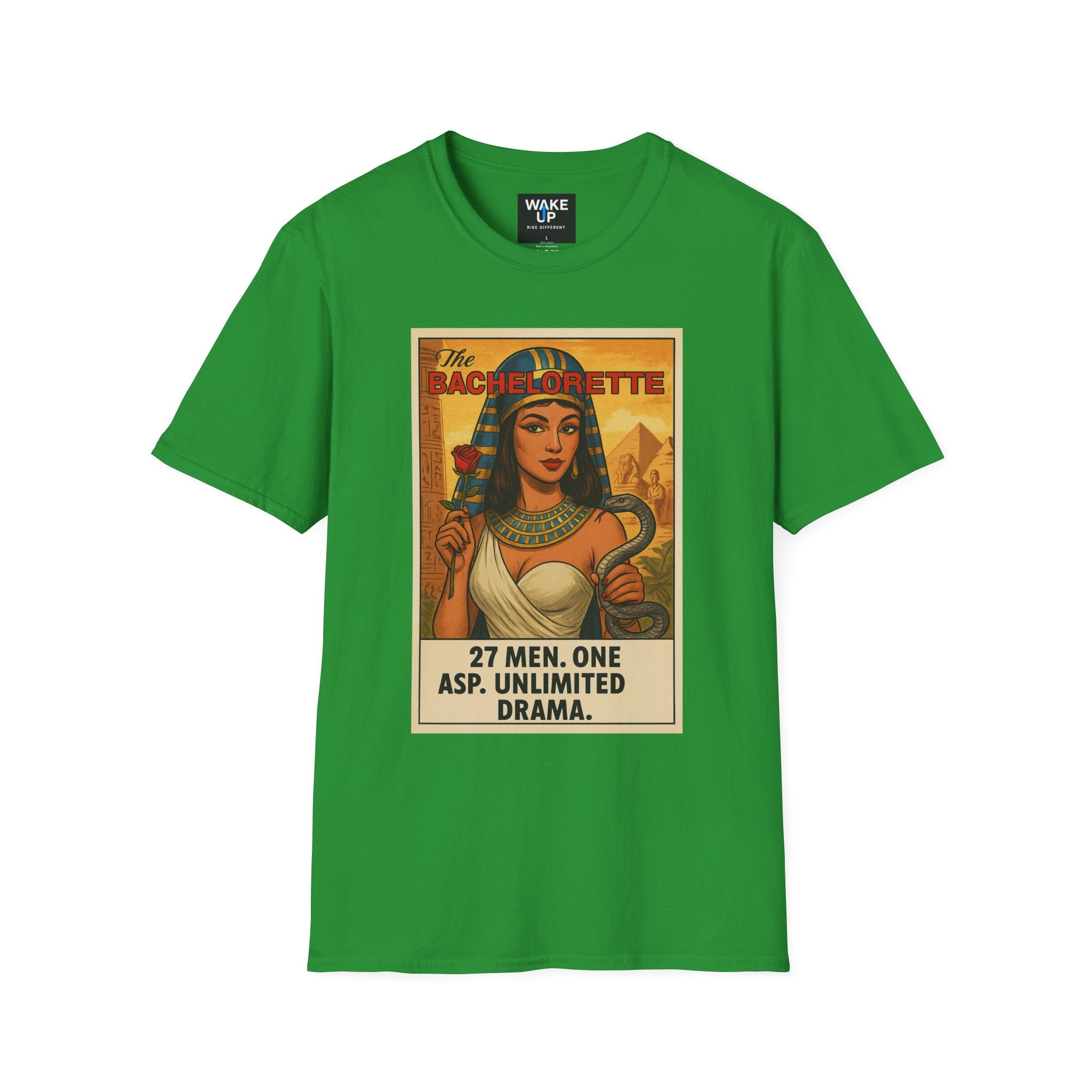 The Bachelorette – Cleopatra Parody Tee for Men | Twisted Covers: Comics, Cinema & Chaos