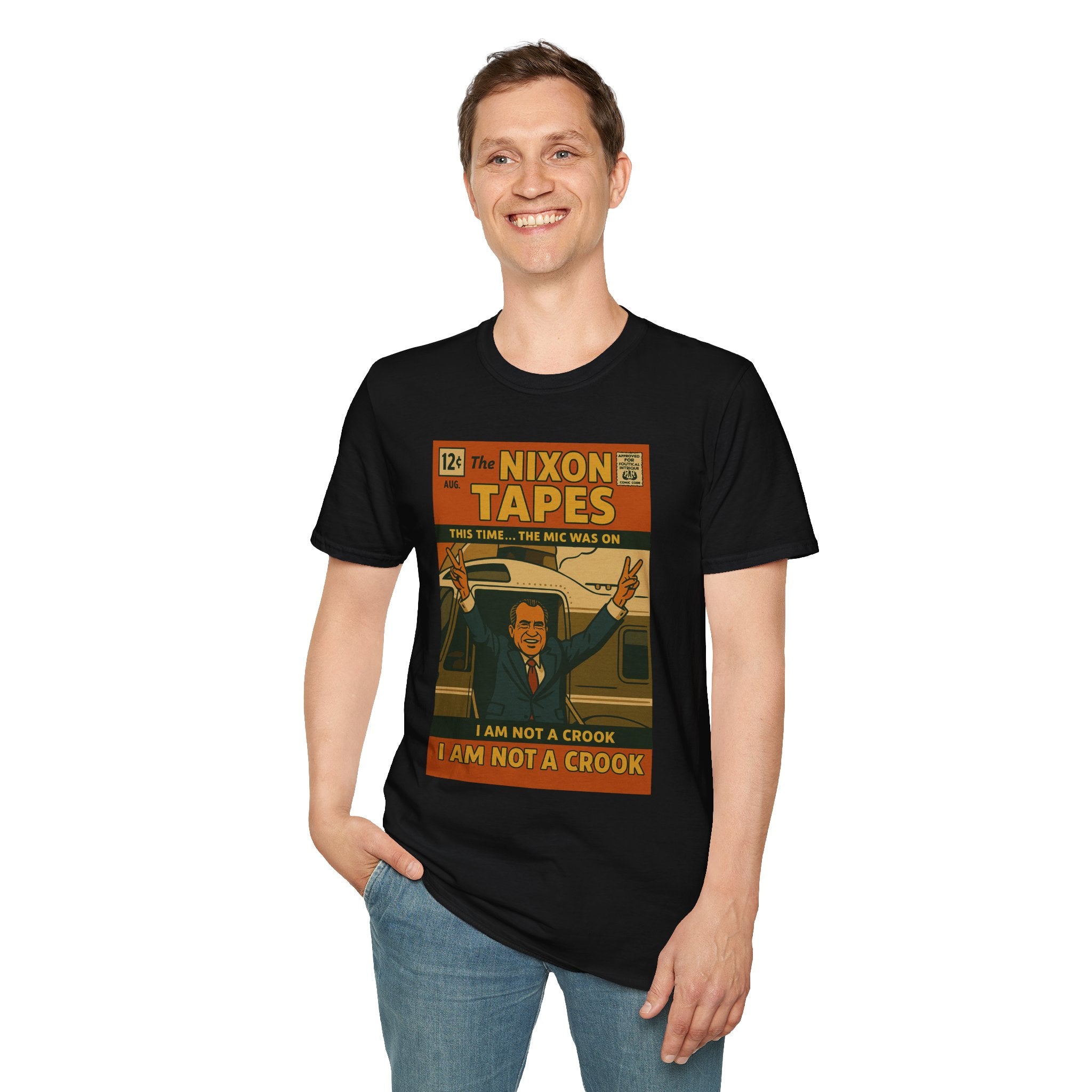 The Nixon Tapes: I Am Not a Crook – Limited Issue #006 – Twisted Covers: Comics, Cinema & Chaos (Men’s T-Shirt)