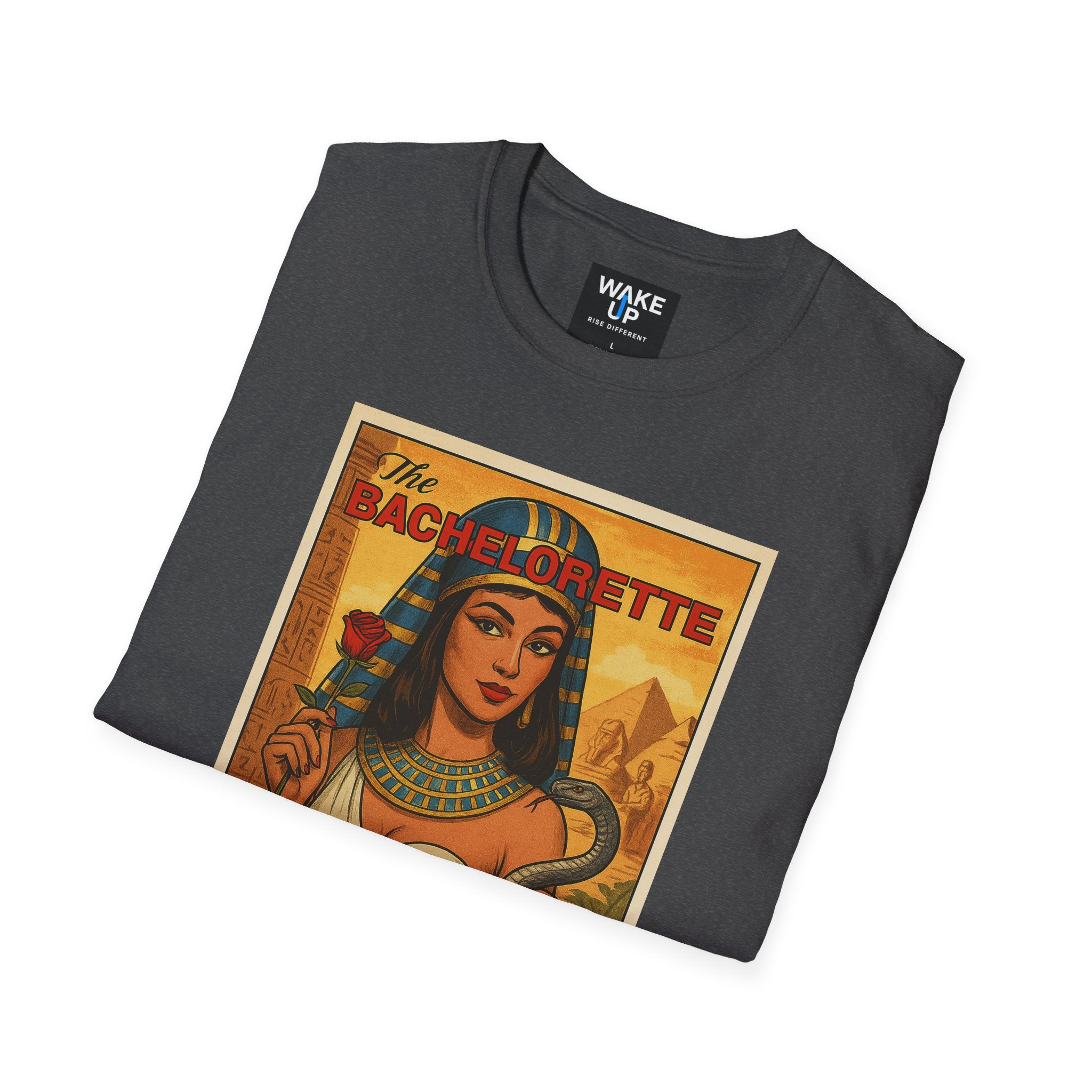 The Bachelorette – Cleopatra Parody Tee for Men | Twisted Covers: Comics, Cinema & Chaos