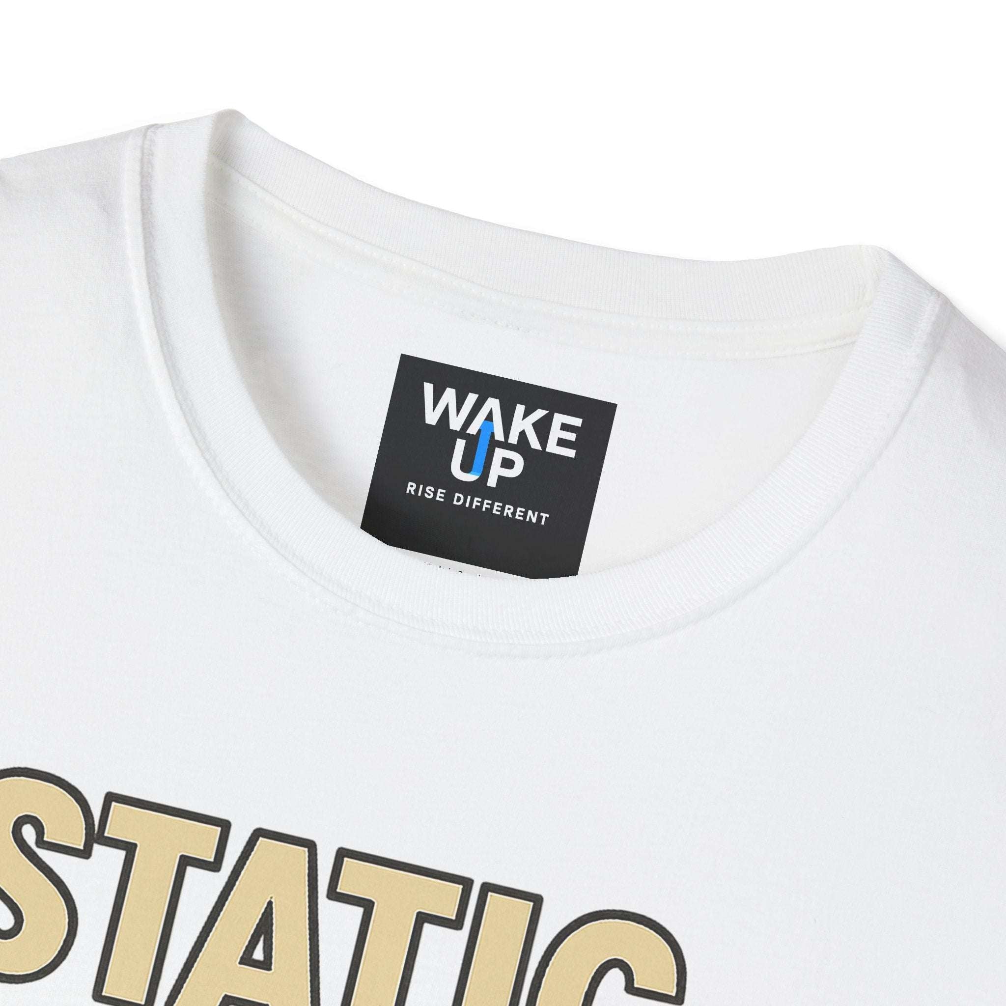 Static to Signal — Tune Out. Rise Up. - Rise Different (Men’s T-Shirt)