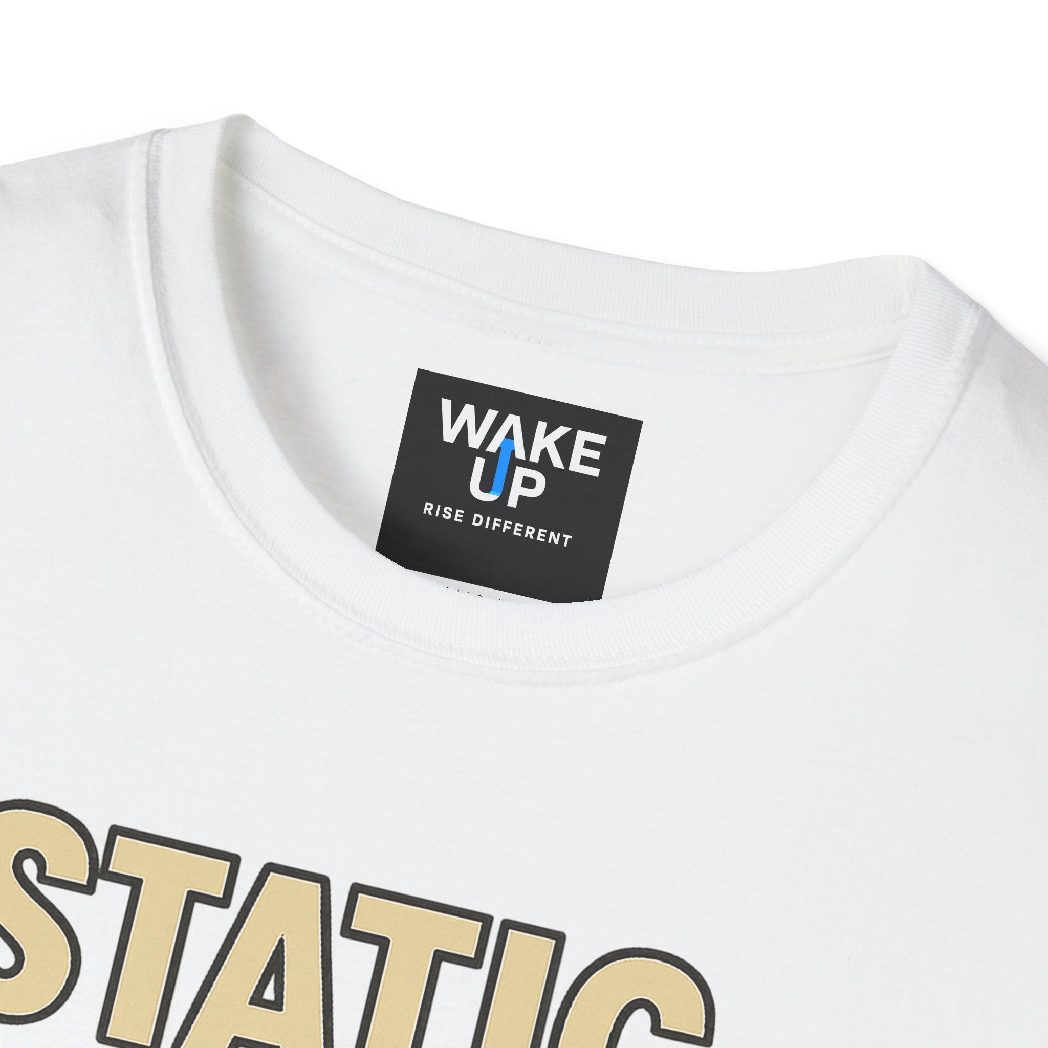 Static to Signal — Tune Out. Rise Up. - Rise Different (Men’s T-Shirt)