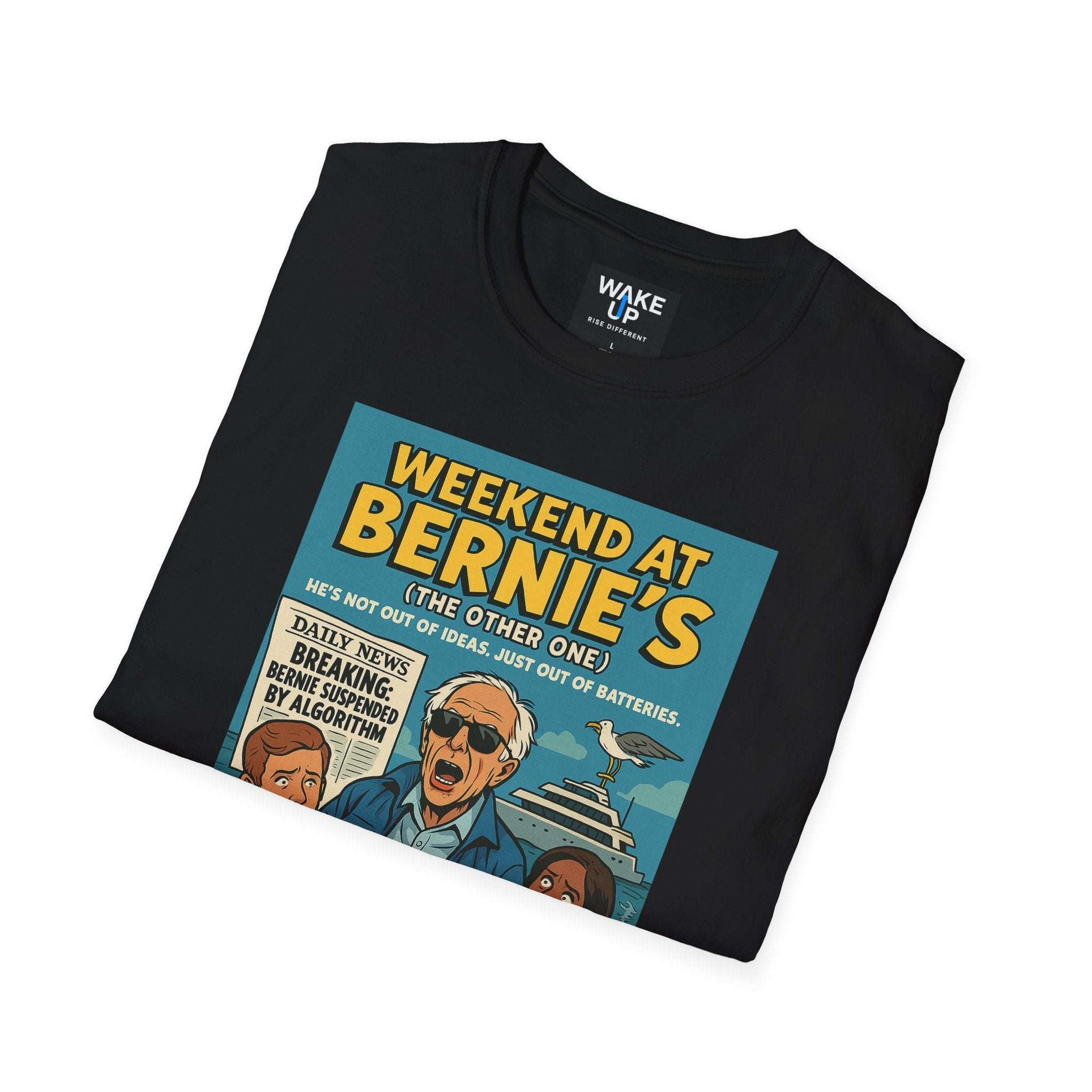 Weekend at Bernie’s (The Other One) – Limited Issue #010 Political Parody Tee for Men | Twisted Covers: Comics, Cinema & Chaos