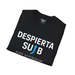 Spanish - Wake Up - Rise Different - Wake Up World (Men’s T-Shirt)