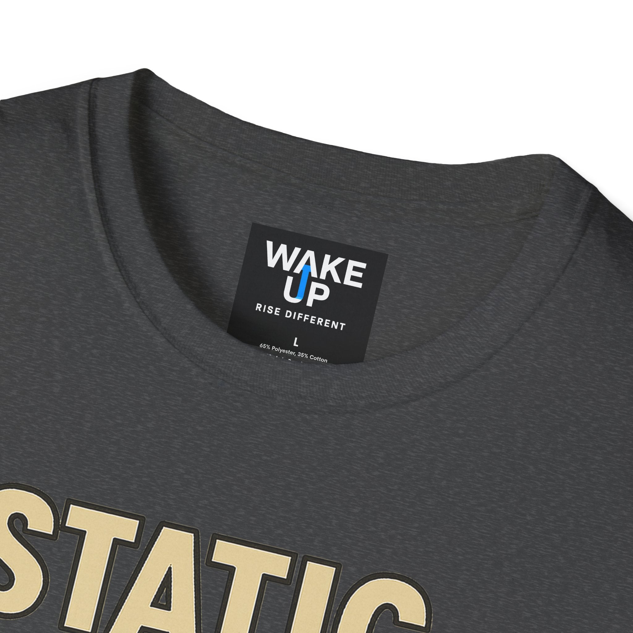 Static to Signal — Tune Out. Rise Up. - Rise Different (Men’s T-Shirt)