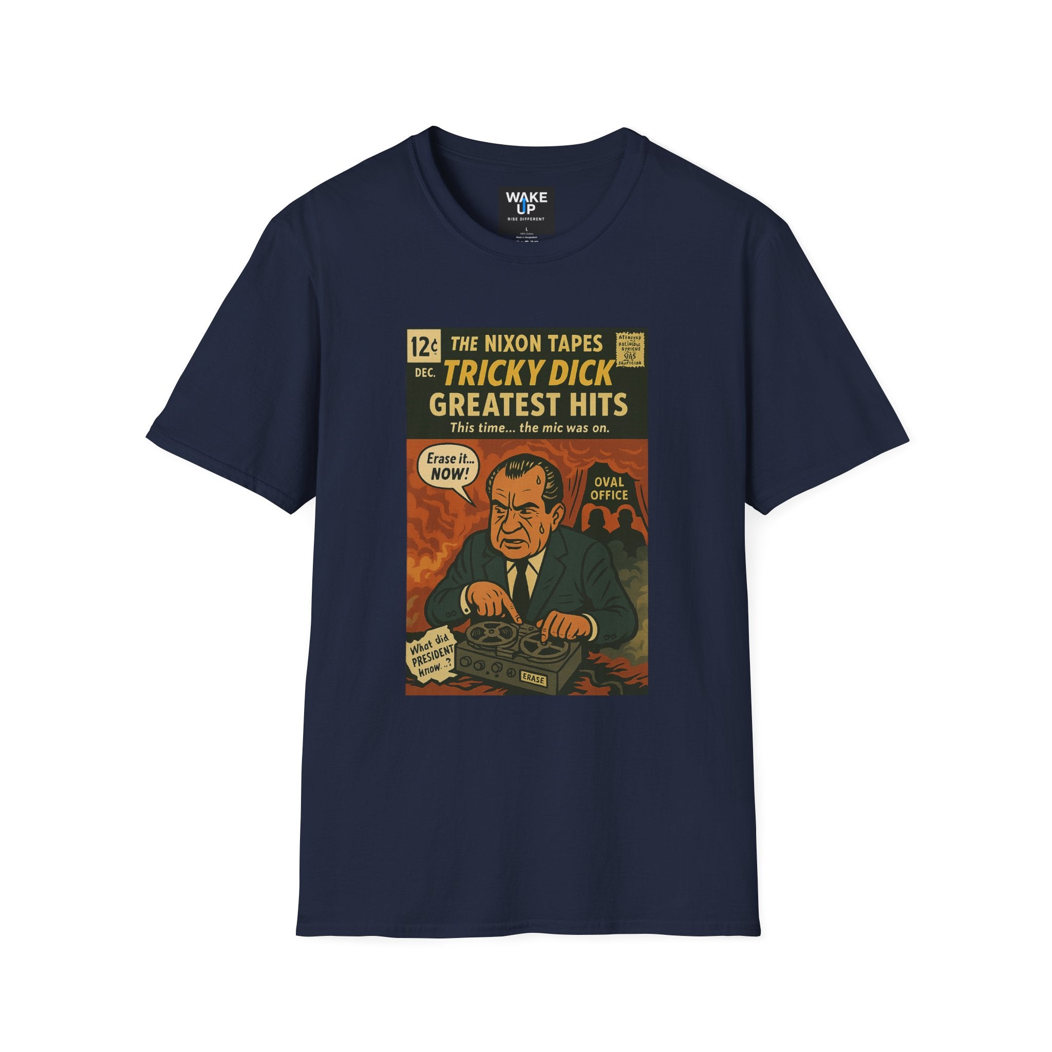 The Nixon Tapes: Greatest Hits – Limited Issue #007 – Twisted Covers: Comics, Cinema & Chaos (Men’s T-Shirt)