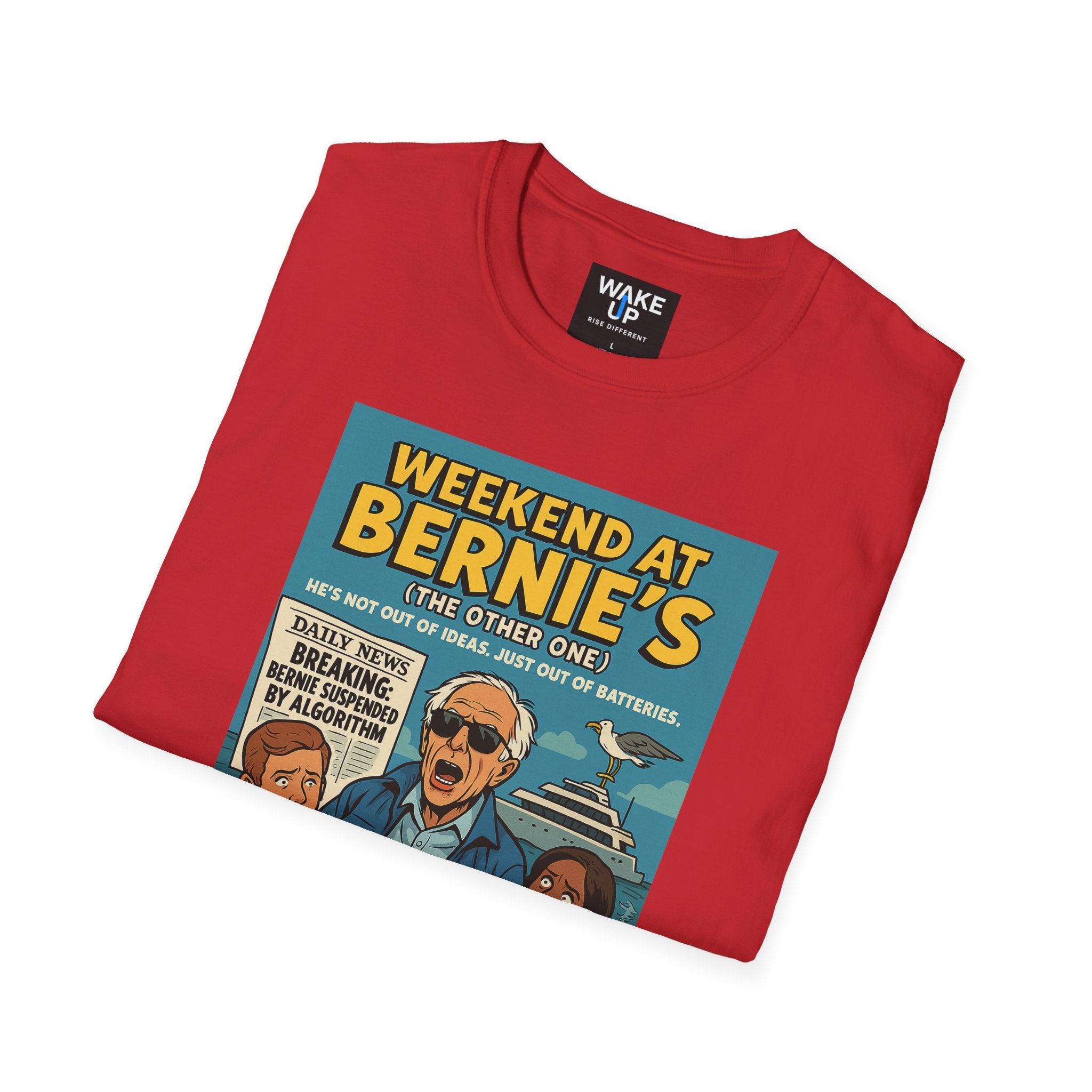 Weekend at Bernie’s (The Other One) – Limited Issue #010 Political Parody Tee for Men | Twisted Covers: Comics, Cinema & Chaos