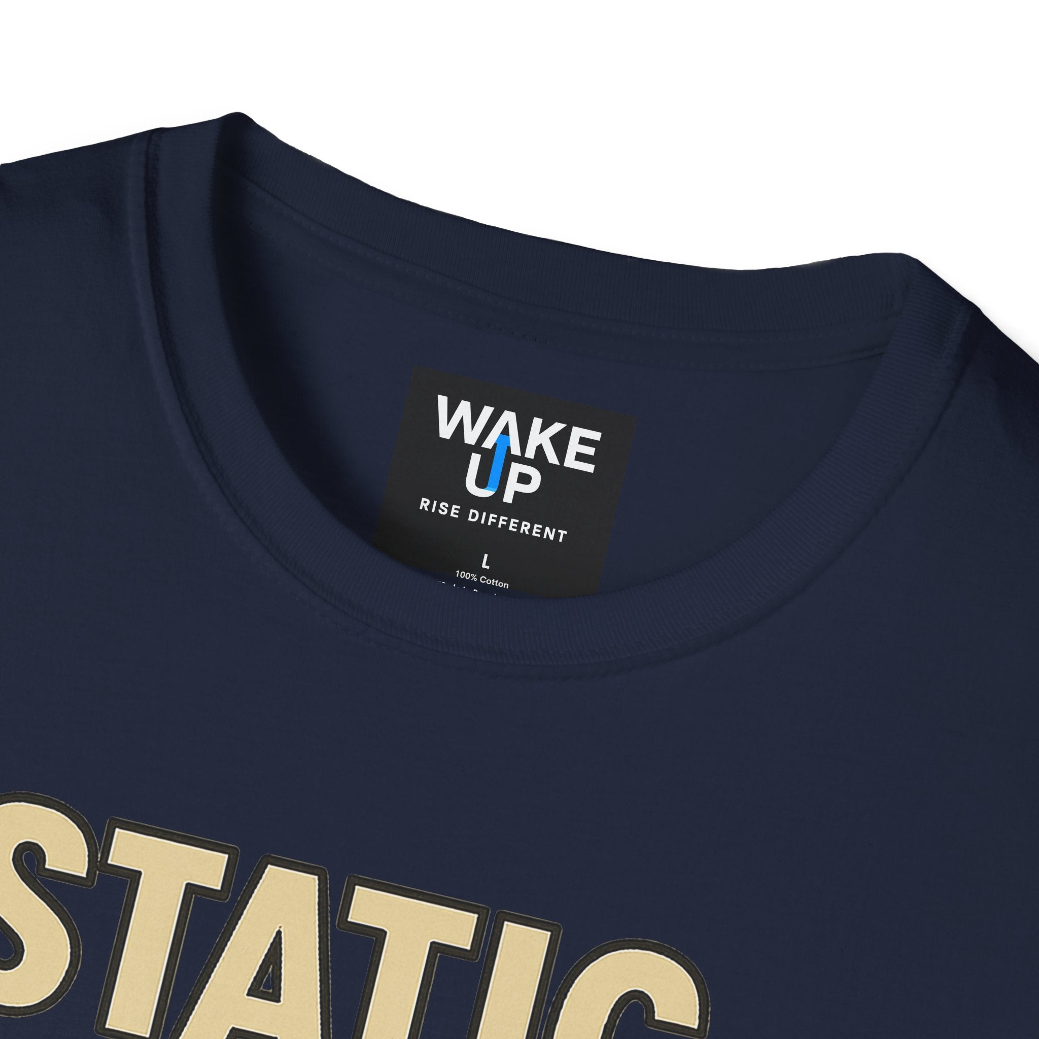 Static to Signal — Tune Out. Rise Up. - Rise Different (Men’s T-Shirt)