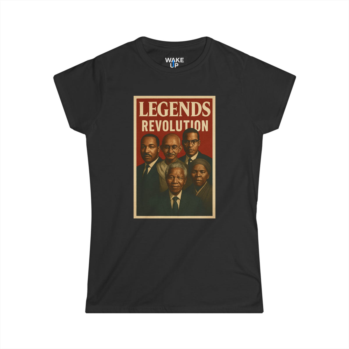 LEYENDAS: Camiseta de mujer Revolution – Homenaje a los Íconos de los Derechos Civiles | Twisted Covers: Cómics, Cine y Caos