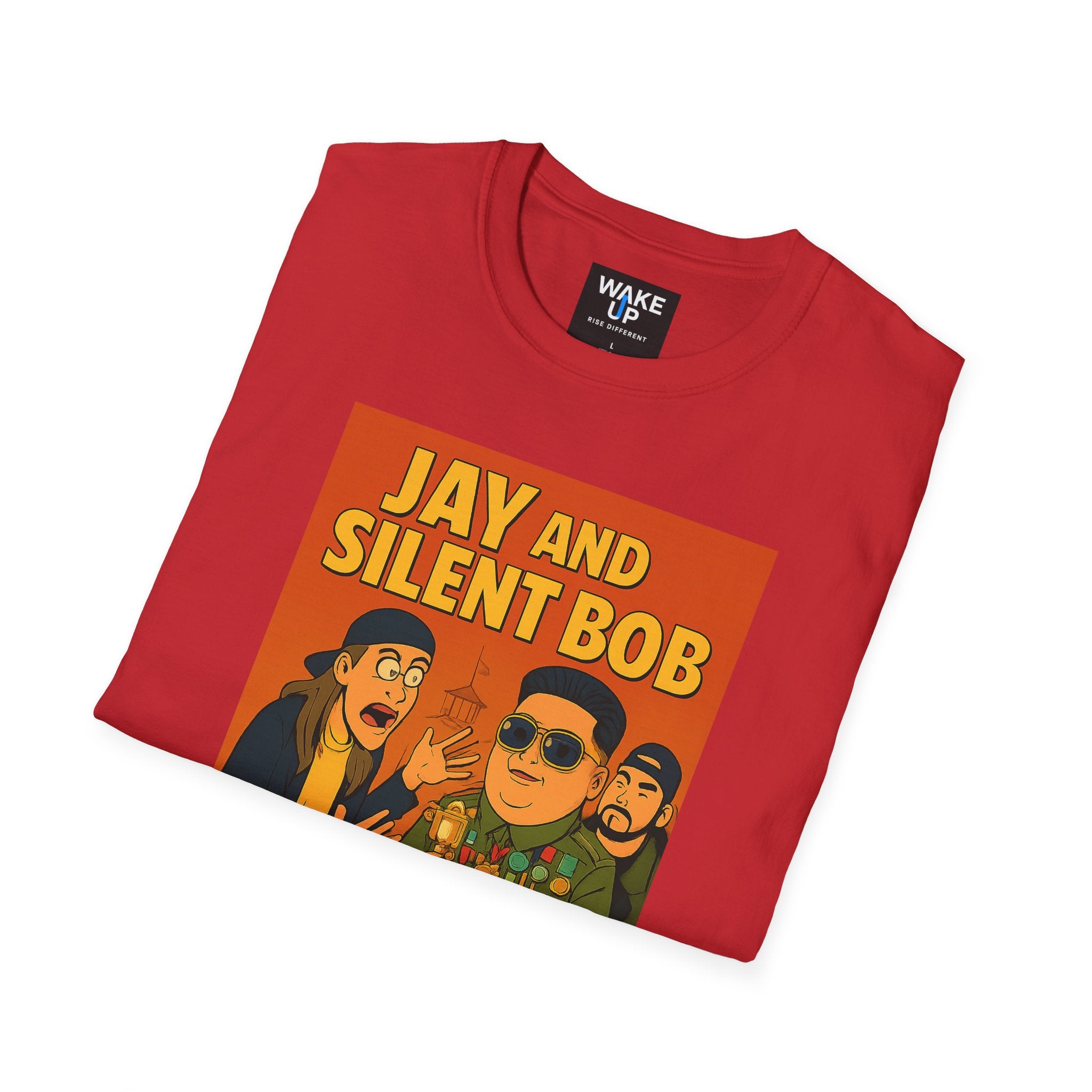 Jay and Silent Bob: Dictators of Disbelief - Twisted Covers: Comics, Cinema & Chaos (Men’s T-Shirt)
