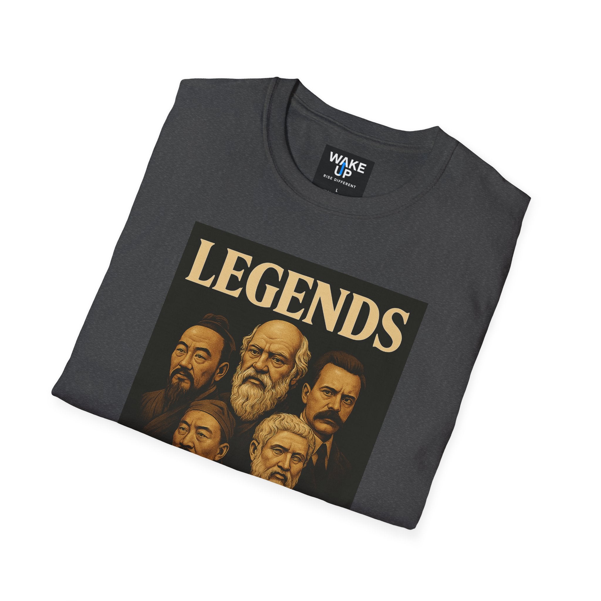LEGENDS: Philosopher Kings T-Shirt – Ancient Wisdom Icons for Men | Twisted Covers: Comics, Cinema & Chaos