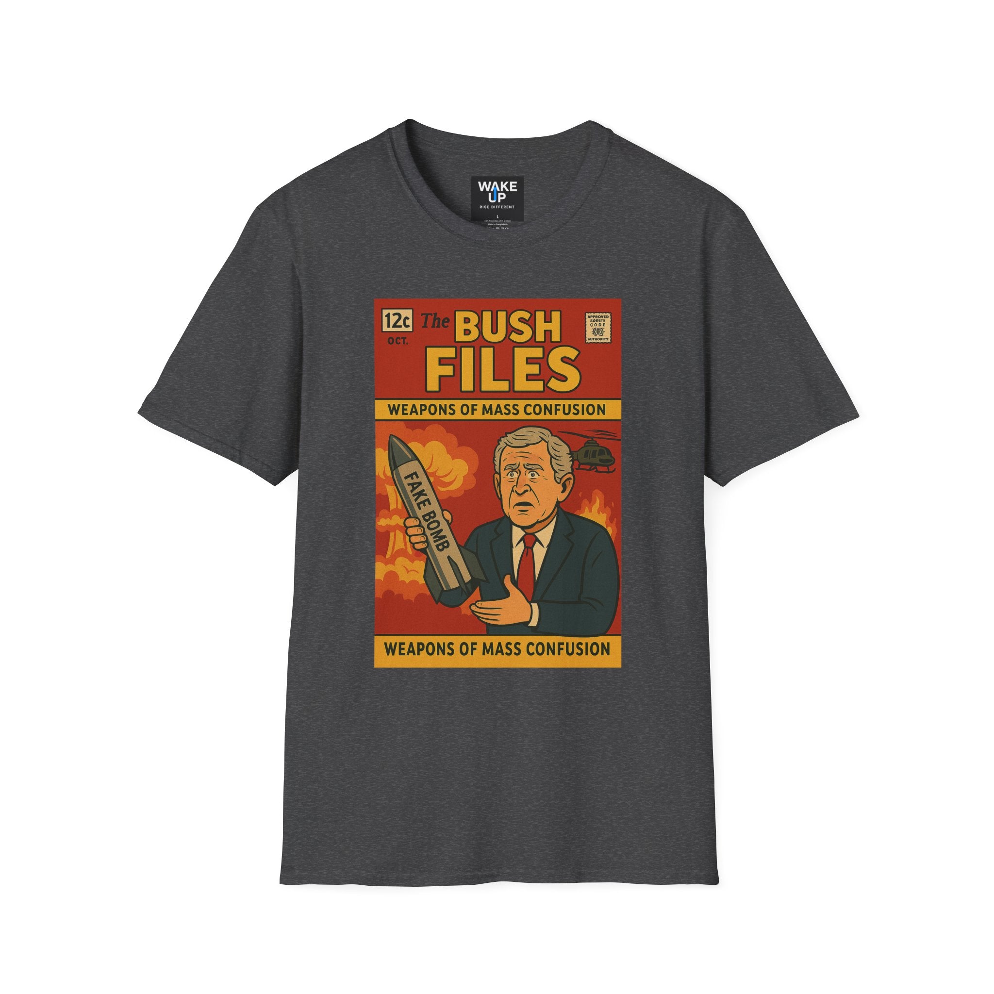 The Bush Files: Weapons of Mass Confusion – Limited Issue #003 – Twisted Covers: Comics, Cinema & Chaos (Men’s T-Shirt)