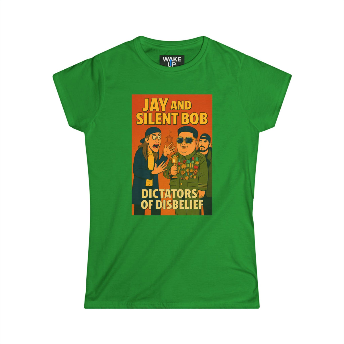 Jay and Silent Bob: Dictators of Disbelief - Twisted Covers: Comics, Cinema & Chaos (Women's T-Shirt)