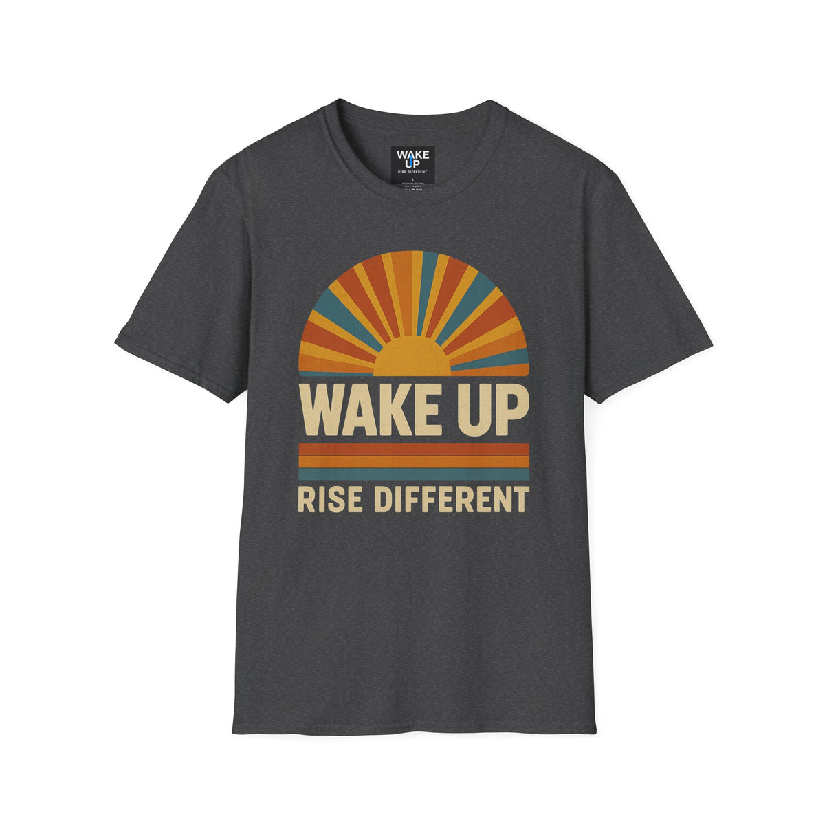 Wake Up - Rise Different - Retro Sunrise - Rise Different (Men’s T-Shirt)