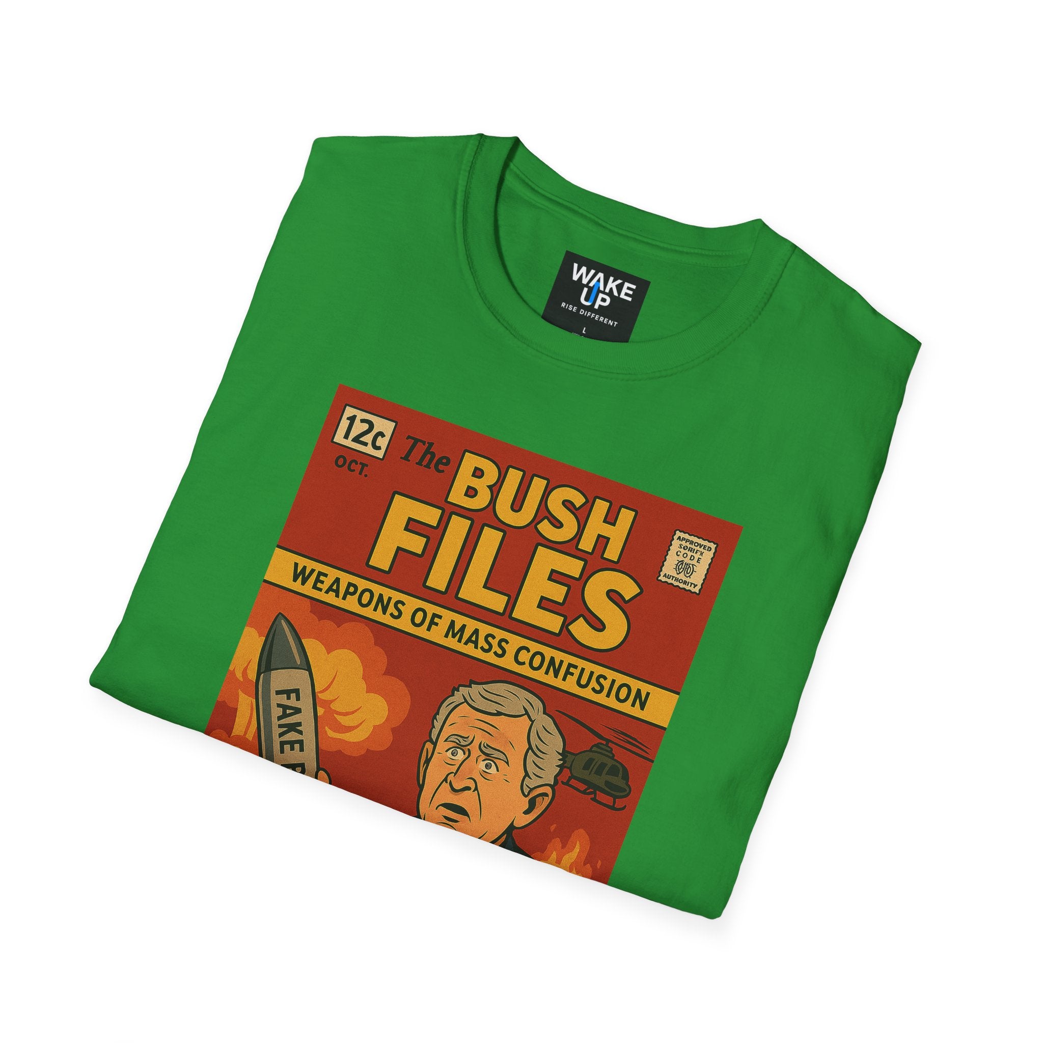 The Bush Files: Weapons of Mass Confusion – Limited Issue #003 – Twisted Covers: Comics, Cinema & Chaos (Men’s T-Shirt)