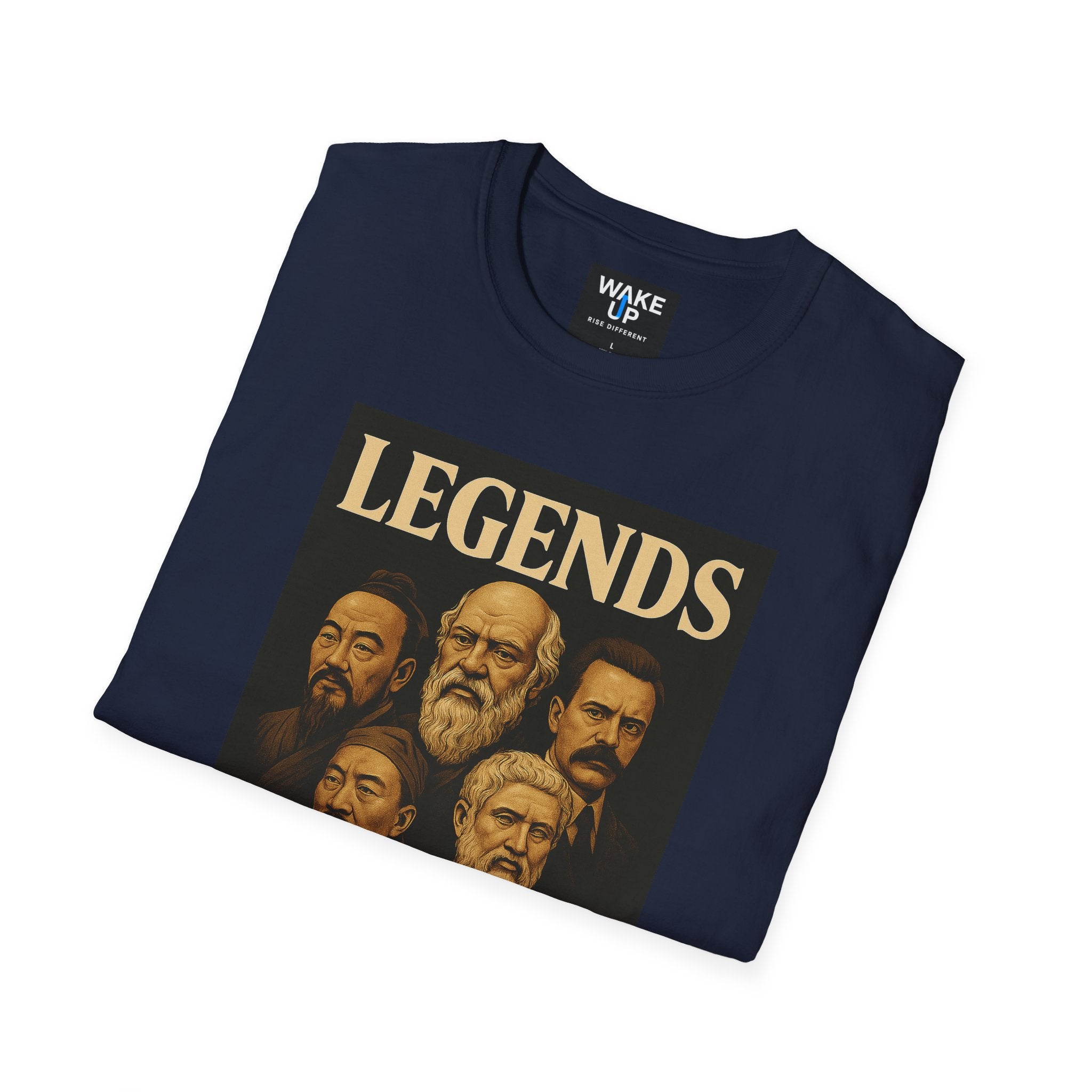 LEGENDS: Philosopher Kings T-Shirt – Ancient Wisdom Icons for Men | Twisted Covers: Comics, Cinema & Chaos