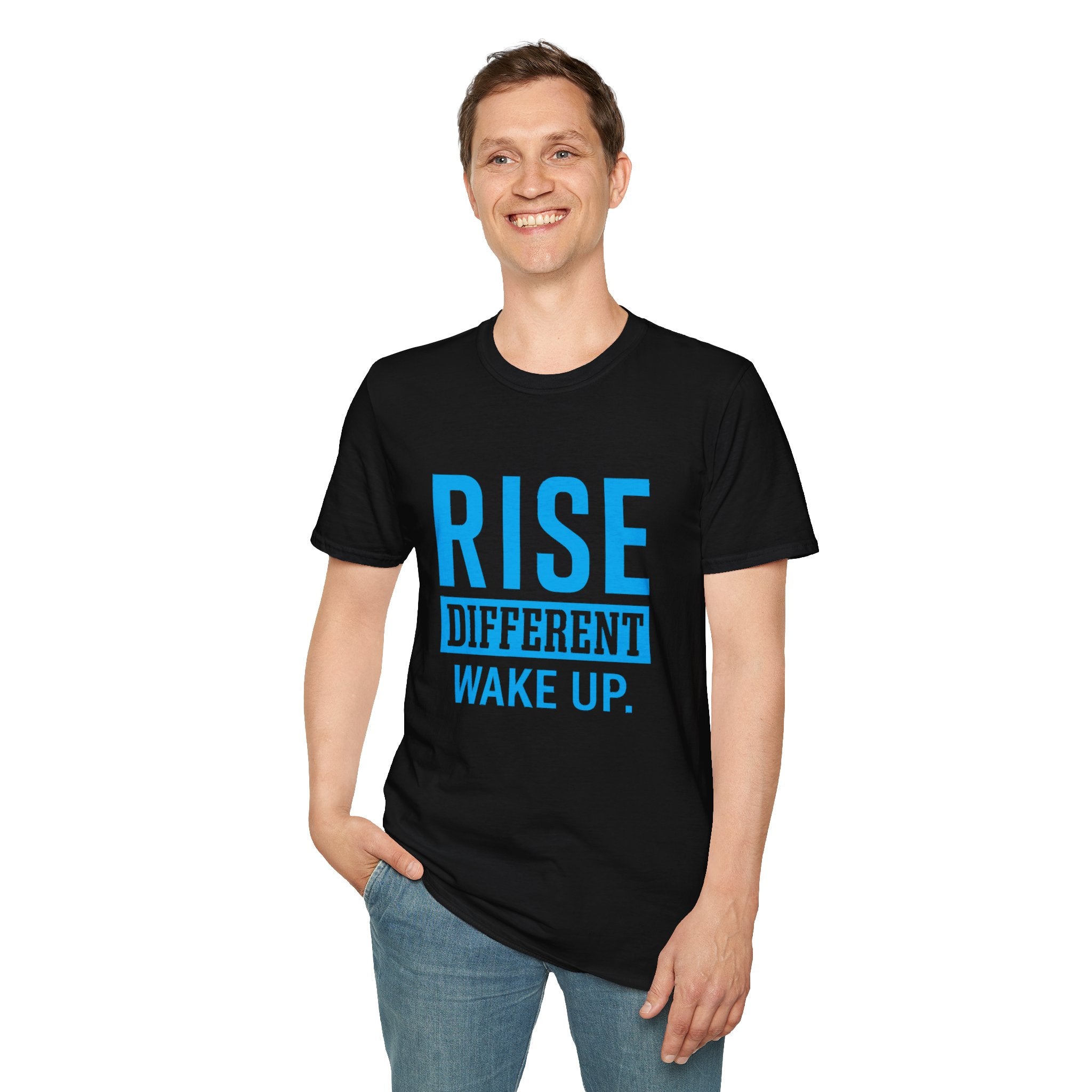 Rise Different Wake Up - Rise Different (Men’s T-Shirt)